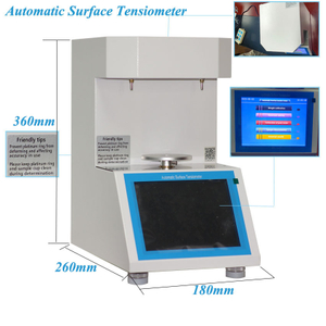 ASTM D971 Platin Halka Yöntemi ile Otomatik Arayüzey Gerilim Test Cihazı