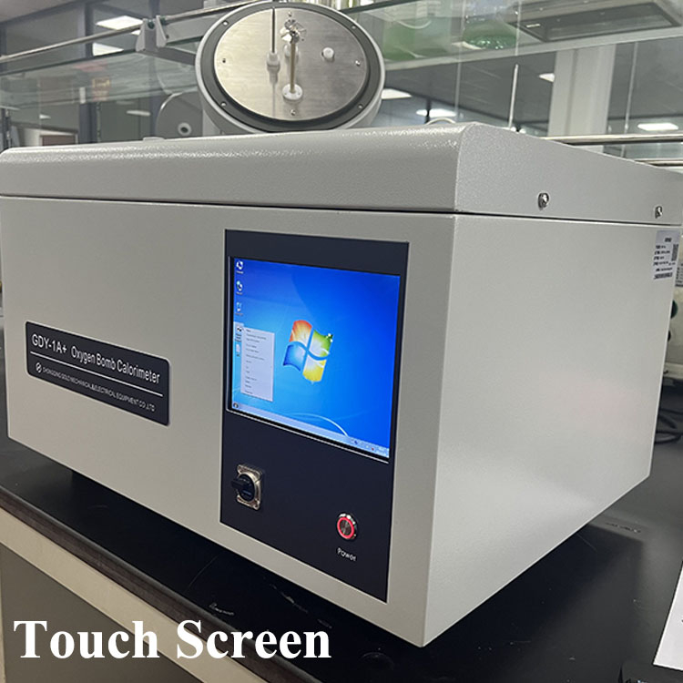 ASTM D240 Dokunmatik Ekran Otomatik Oksijen Bombası Kalorimetre Bir Malzemenin Kalorifik Değeri