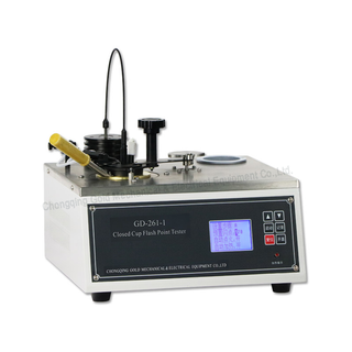 GD-261-1 Yarı Otomatik LCD Ekran Pensky Martens Kapalı Kupa Parlama Noktası Test Ekipmanları