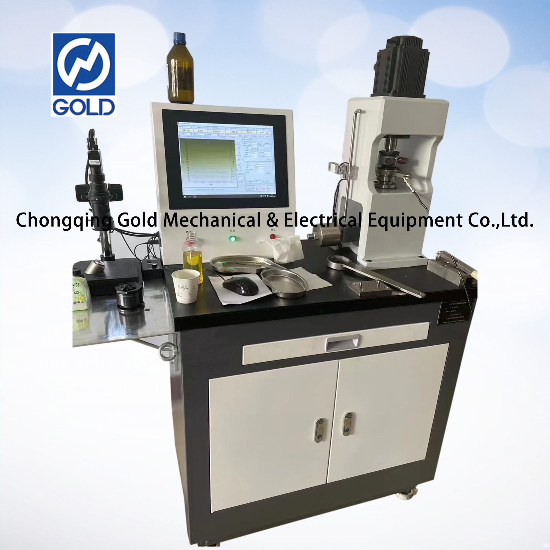 ASTM D2266 Kol Tip Dört Top Aşınma Test Cihazı ASTM D4172