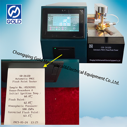 ASTM D93 Atomatik PMCC Flash Point Test Cihazı
