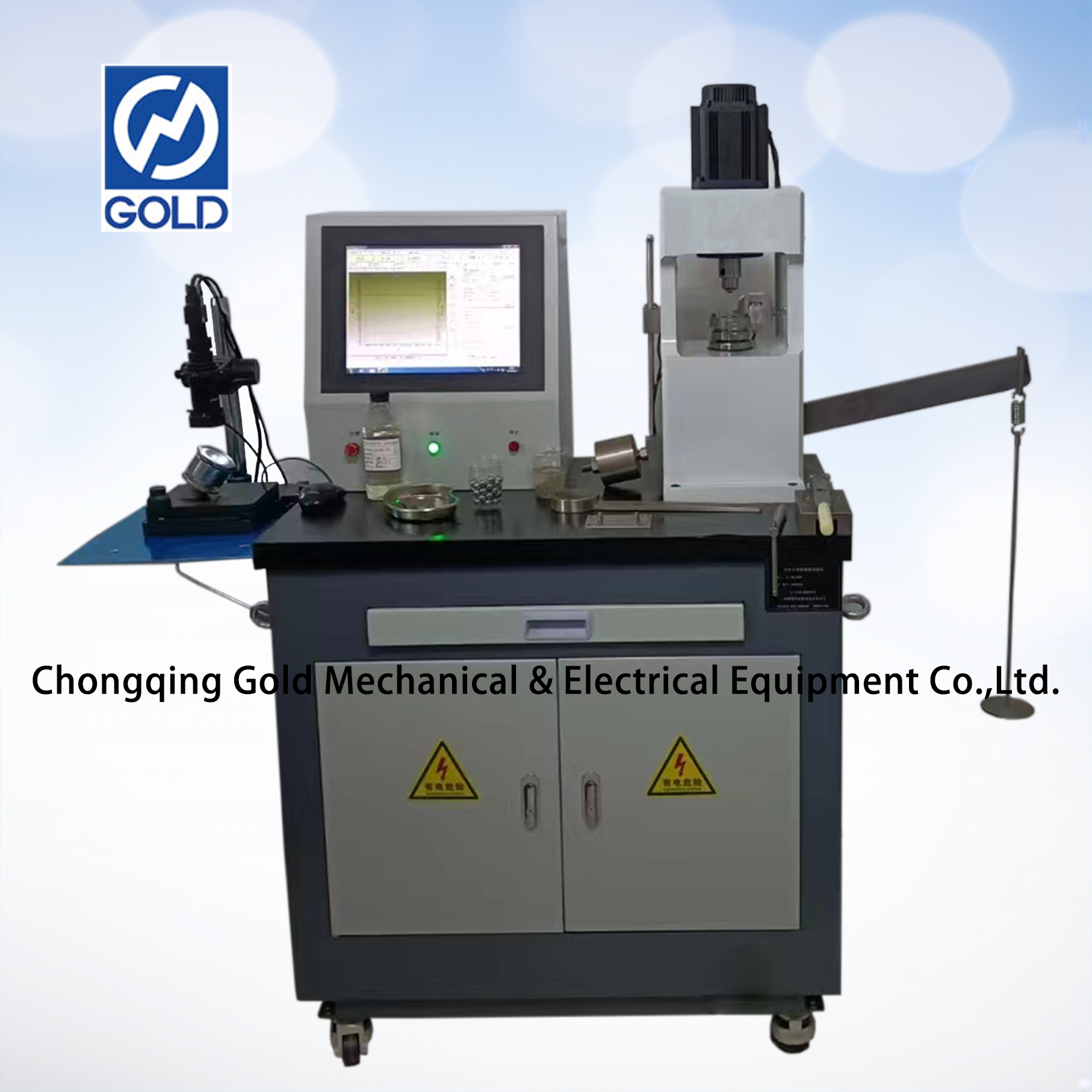 ASTM D2266 Kol Tip Dört Top Aşınma Test Cihazı ASTM D4172