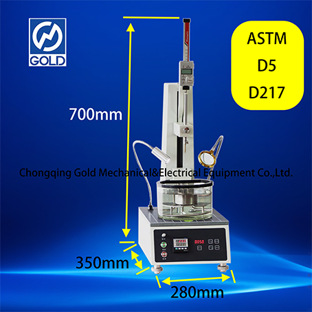 Otomatik Penetrometre ASTM D5 Asfalt Test Makinesinin Sertlik Endeksi