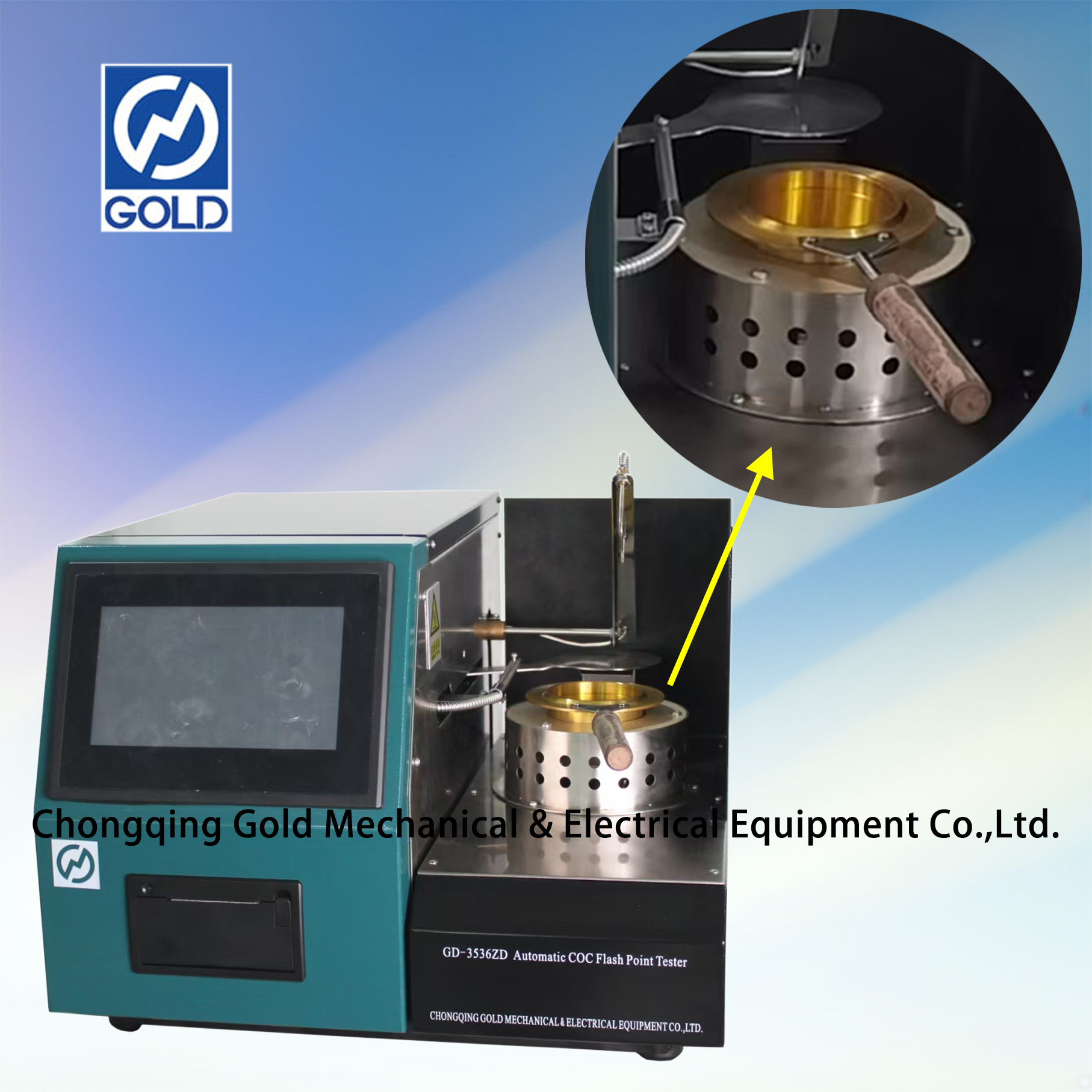 Otomatik COC Flash Point Test Cihazı ASTM D92