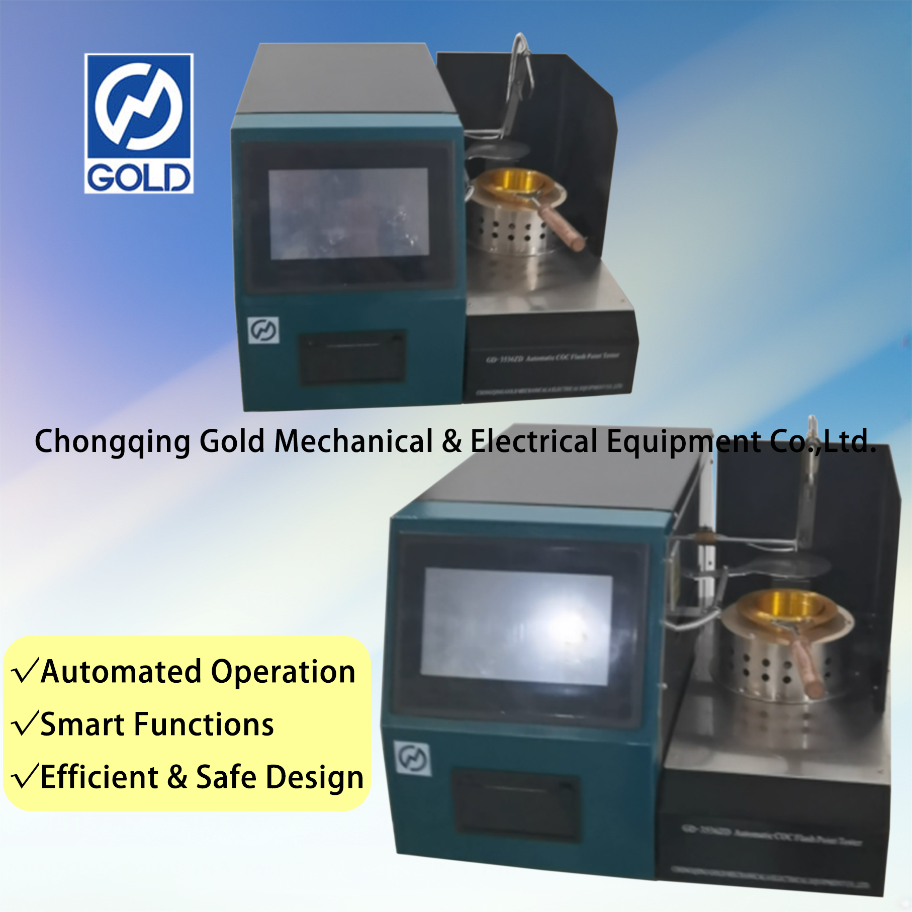 Otomatik COC Flash Point Test Cihazı ASTM D92