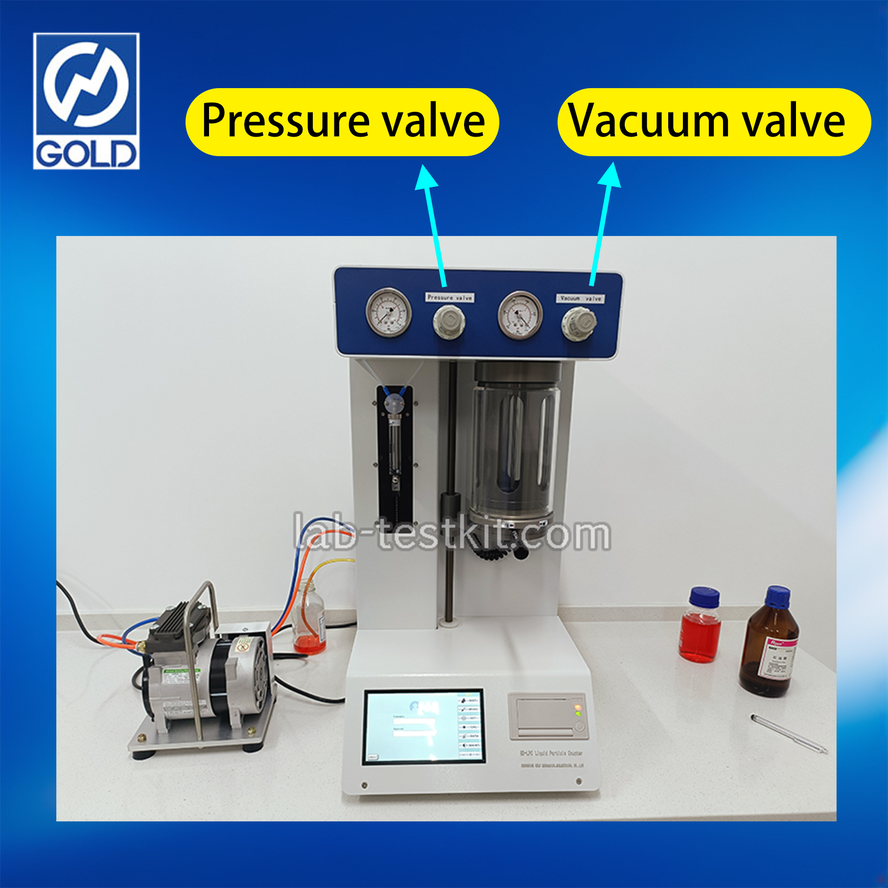 Yüksek Verimli Laboratuvar Sıvı Parçacık Sayacı