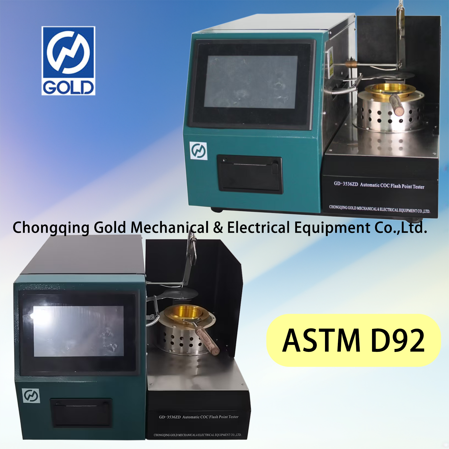Otomatik COC Flash Point Test Cihazı ASTM D92