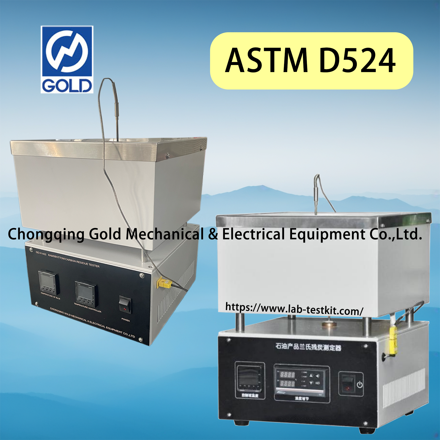 ASTM D524 Ramsbottom Karbon Kalıntı Test Cihazı