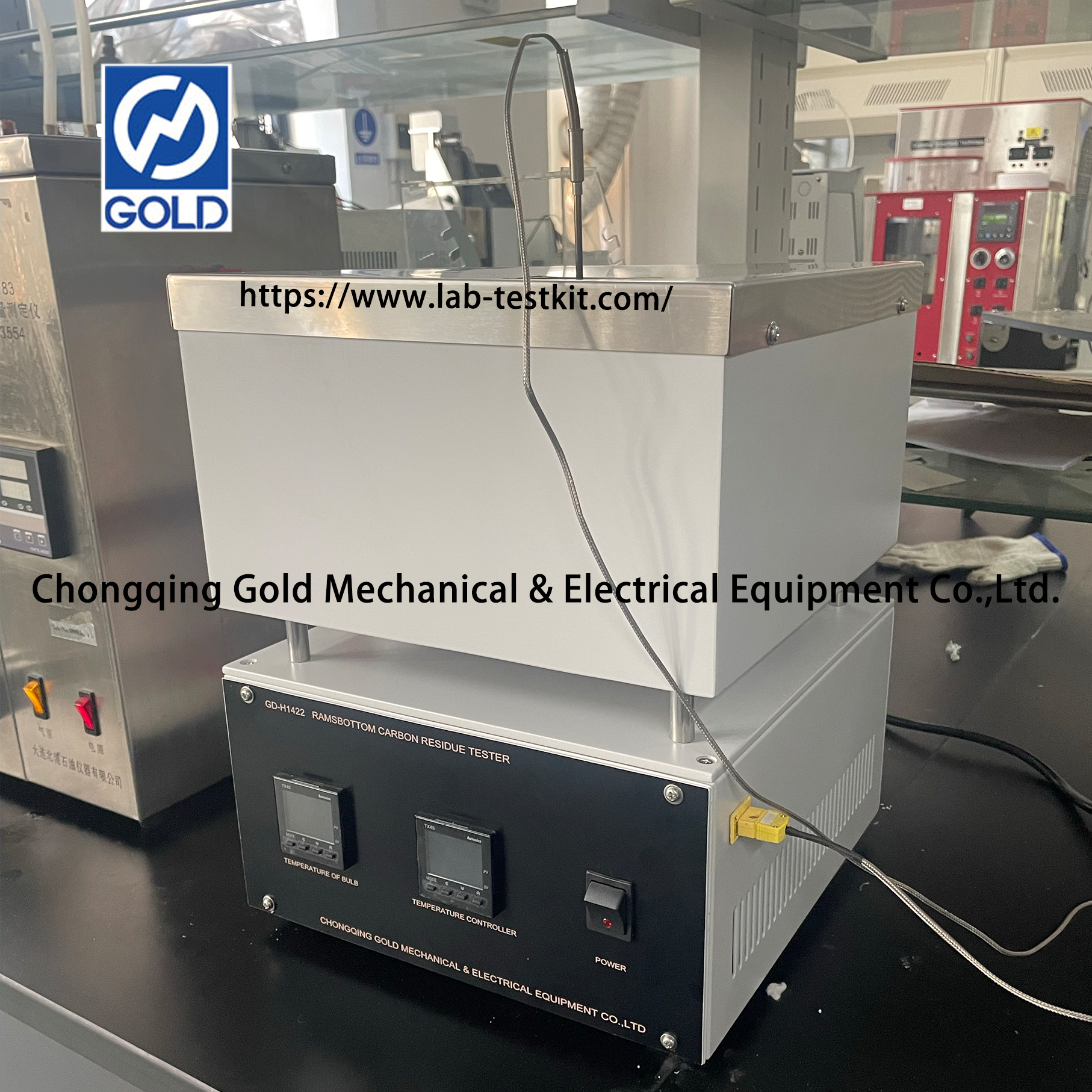 ASTM D524 Ramsbottom Karbon Kalıntı Test Cihazı