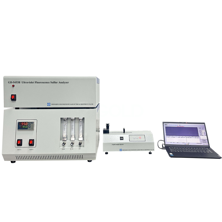 ASTM D5453 Yarı Otomatik UV Floresan Benzin ve Dizel İçin Sülfür Analizörü